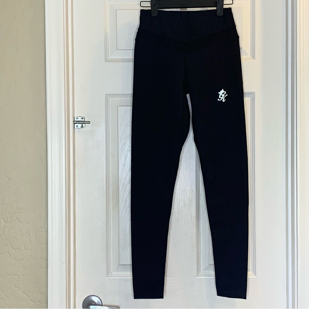 GYM KING Black Leggings Size 8
